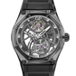 Girard-Perregaux Laureato Sapphire and Titanium 44 MM - Black Rubber Strap - Skeleton Dial - 81071-43-2022-1CX