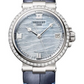 Breguet Marine White Gold 33.80 MM - Blue Leather Strap - Diamond Bezel - Marea Mother-Of-Pearl Dial - 9518BB/V2/984/D000