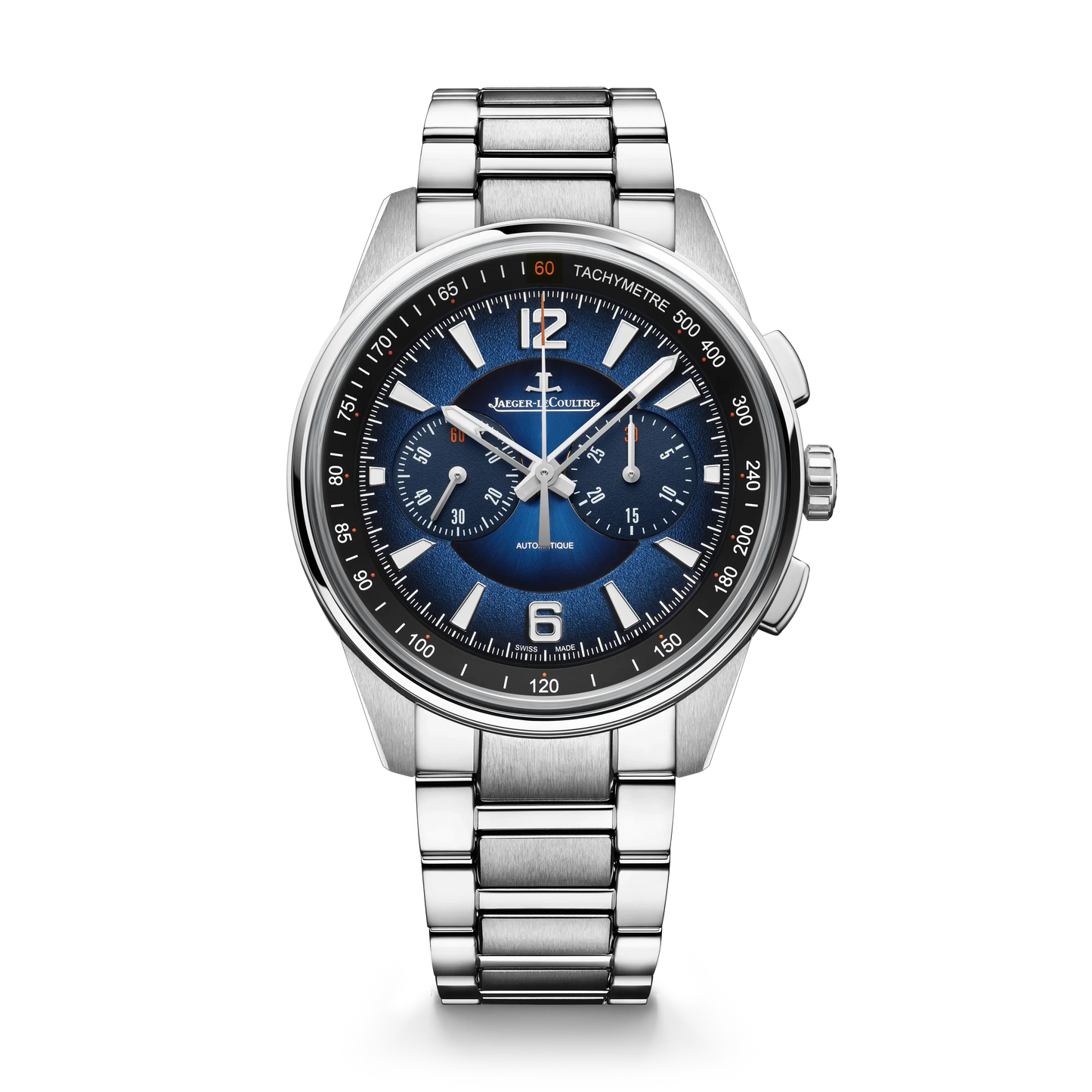 JLC - Polaris Chronograph - 42 MM - Stainless Steel - Shaded Blue Dial - Stainless Steel Bracelet - Q9028181