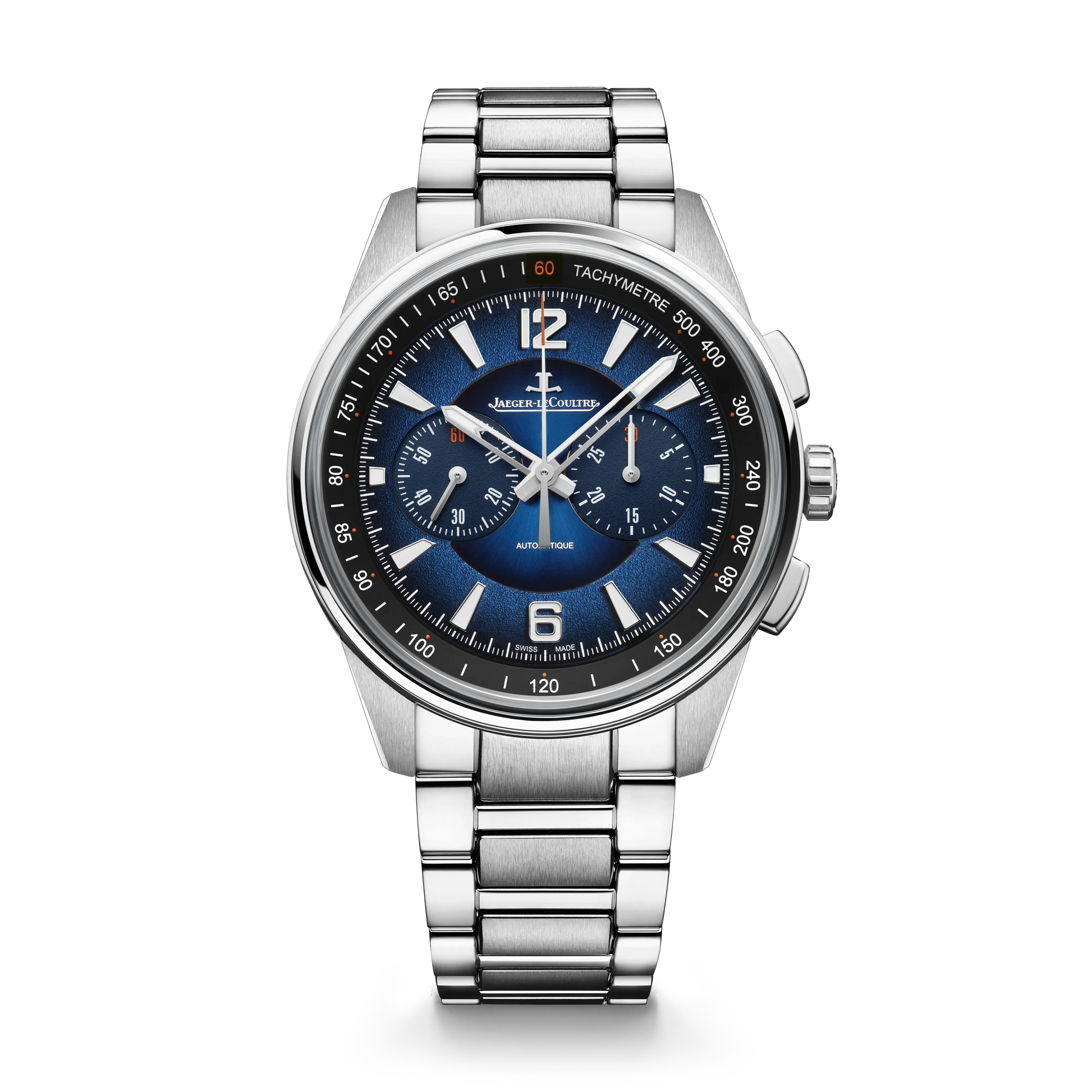 JLC - Polaris Chronograph - 42 MM - Stainless Steel - Shaded Blue Dial - Stainless Steel Bracelet - Q9028181