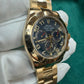 Rolex Daytona Chronograph - 40 MM - Yellow Gold - Blue Arabic Dial - 116528bla