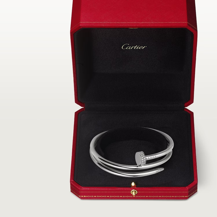 Cartier Juste Un Clou Bracelet - White Gold - Diamonds - N6708517