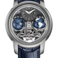 Girard-Perregaux Cosmos Bridge Titanium 47 MM - Blue Leather Strap - Black Sapphire Dial - 99292-21-651-BA6F