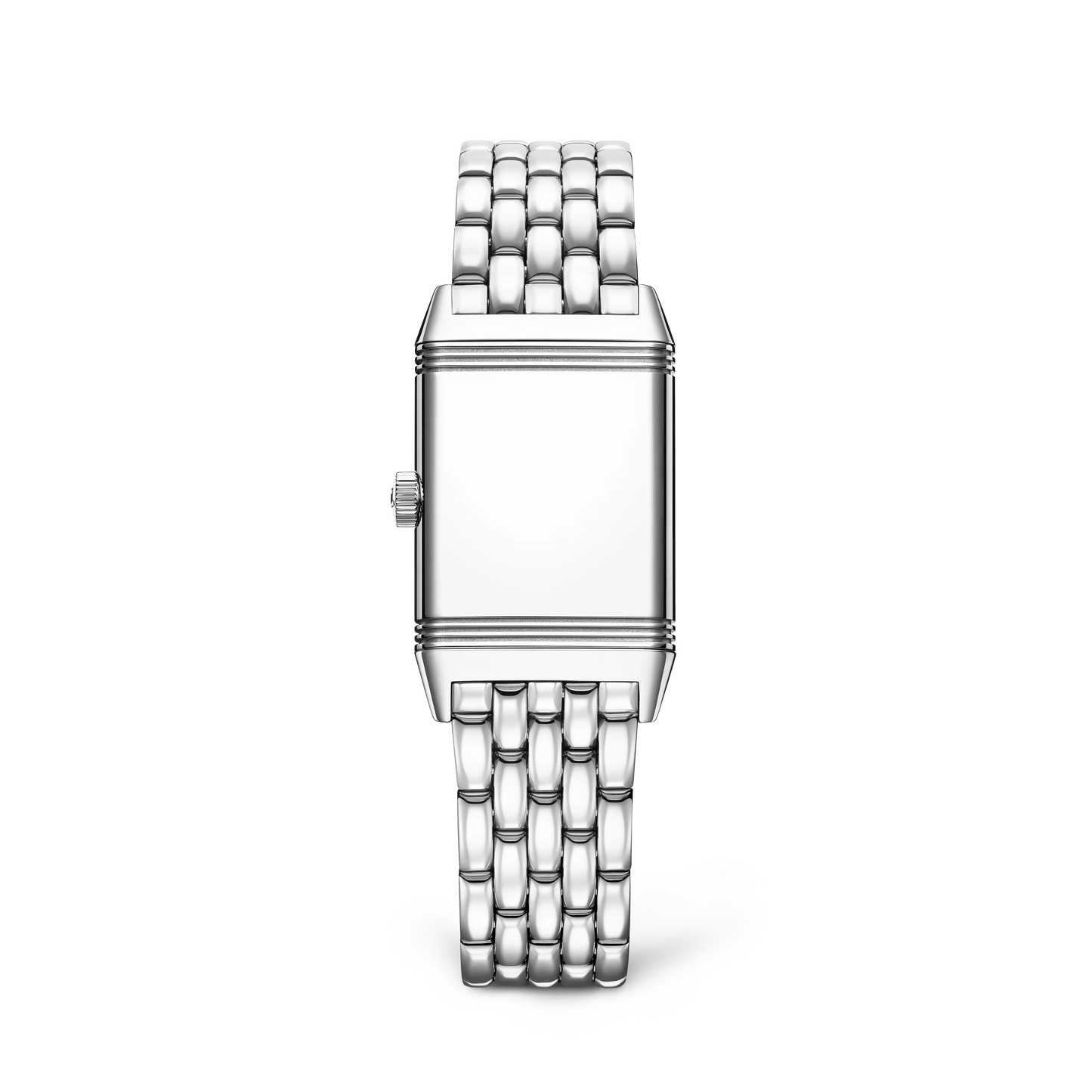 JLC - Reverso Classic Monoface - 35.78 MM x 21 MM - Stainless Steel - Silvered-Gray Opaline Dial - Stainless Steel Bracelet - Q2618141