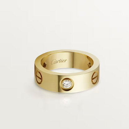 Cartier Love Ring - Yellow Gold - Diamonds - B4032400