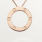 Cartier Love Necklace - Rose Gold - B7014400