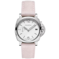 Panerai Luminor Due Stainless Steel 38 MM - Pink Leather Strap - White Dial - PAM01425
