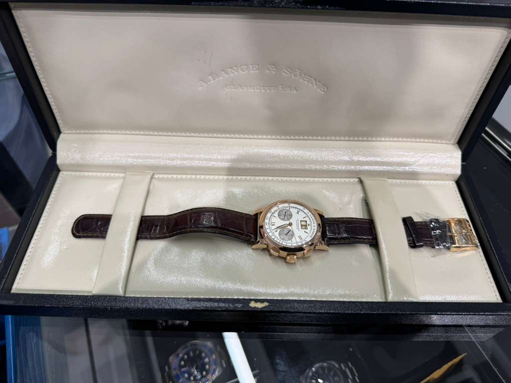 A.Lange & Söhne - Datograph - 39 MM - Rose Gold - Silver Dial - 403.032