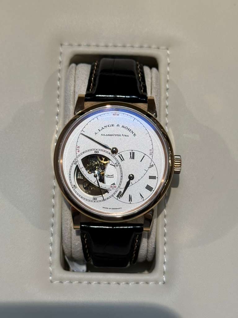 A.Lange & Söhne Richard Lange Tourbillon - 41.9 MM - Rose Gold - Silver Dial - 760.032F