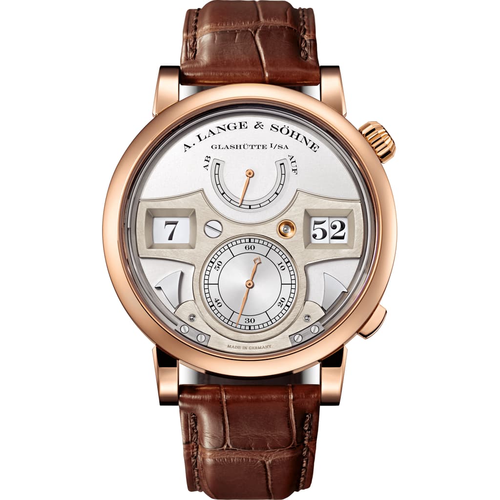 A.Lange & Söhne Zeitwerk Striking Time - 44.2 MM - Rose Gold - Silver Dial - 145.032