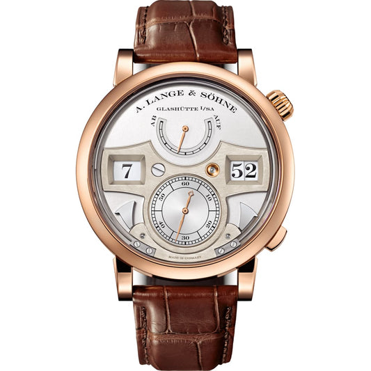 A.Lange & Söhne Zeitwerk Striking Time - 44.2 MM - Rose Gold - Silver Dial - 145.032