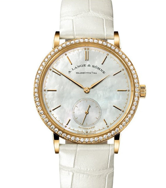 A. Lange & Söhne Saxonia Automatic - 18K Yellow Gold - 37 mm - Mother-of-Pearl Dial - Ref. 840.021