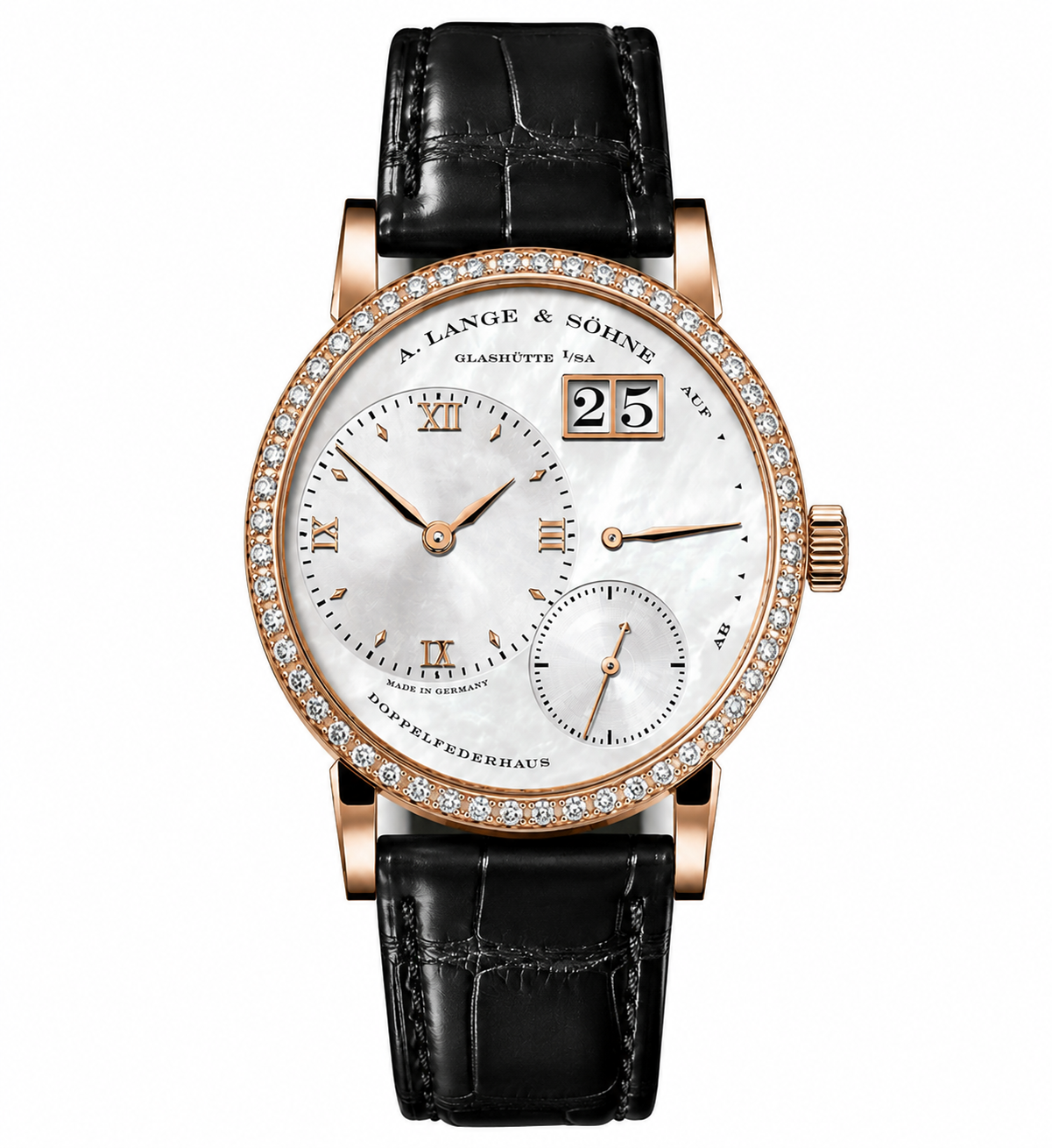 A. Lange & Söhne Little Lange 1 Soirée Watch - 36.1 MM - 18K Rose Gold - Mother of Pearl Dial - Ref. 813.047