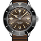 Breitling Superocean Heritage Stainless Steel 42 MM - Brown Fabric Strap - Bronze Dial - A103703A1Q1W1