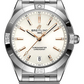 Breitling Chronomat Stainless Steel 36 MM - Stainless Steel Bracelet - White Diamond Dial - A10380101A2A1