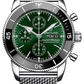 Breitling Superocean Heritage Stainless Steel 44 MM - Stainless Steel Bracelet - Green Dial - A13313121L1A1