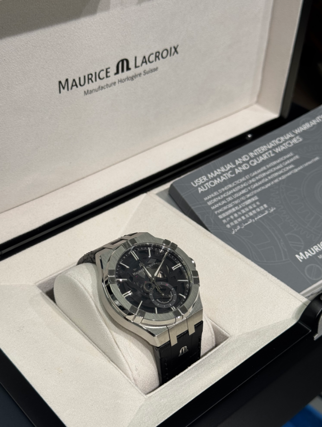 Maurice Lacroix - Aikon - 44 MM - Stainless Steel - Black Skeleton Dial - A16088