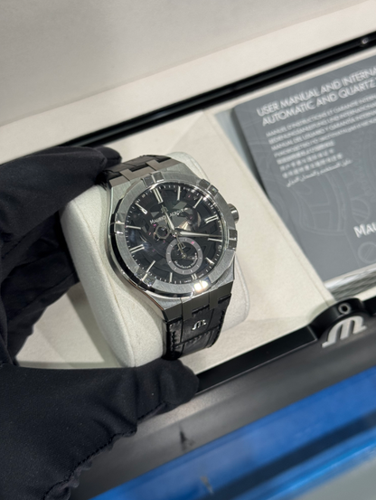Maurice Lacroix - Aikon - 44 MM - Stainless Steel - Black Skeleton Dial - A16088