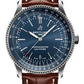 Breitling Navitimer Stainless Steel 41 MM - Brown Leather Strap - Blue Dial - A17326161C1P1