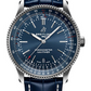 Breitling Navitimer Stainless Steel 41 MM - Blue Leather Strap - Blue Dial - A17326161C1P3