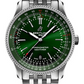 Breitling Navitimer Stainless Steel 41 MM - Metal Bracelet - Green Dial - A17326361L1A1