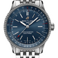 Breitling Navitimer Stainless Steel 35 MM - Metal Bracelet - Blue Dial - A17395161C1A1