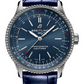 Breitling Navitimer Stainless Steel 35 MM - Blue Leather Strap - Blue Dial - A17395161C1P1