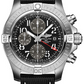 Breitling Avenger Stainless Steel 45 MM - Anthracite Calfskin Strap  - Black Dial - A13313121B1S1