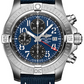 Breitling Avenger Stainless Steel 45 MM - Blue Calfskin Strap  - Blue Dial - A24315101C1X1