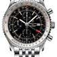 Breitling Navitimer Stainless Steel 46 MM - Black Leather Strap - Black Dial - A24322121B2A1