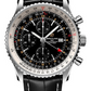 Breitling Navitimer Stainless Steel 46 MM - Black Leather Strap - Black Dial - A24322121B2P1