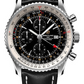 Breitling Navitimer Stainless Steel 46 MM - Black Leather Strap - Black Dial - A24322121B2X1