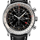 Breitling Navitimer Stainless Steel 46 MM - Black Leather Strap - Black Dial - A24322121B2X2