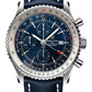 Breitling Navitimer Stainless Steel 46 MM - Blue Leather Strap - Blue Dial - A24322121C2X2