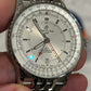 Breitling Navitimer GMT Stainless Steel 41 MM - Metal Bracelet - Silver Dial - A32310211G1A1
