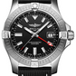 Breitling Avenger Stainless Steel 43 MM - Anthracite Calfskin Strap  - Black Dial - A32397101B1X1