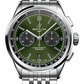 Breitling Premier Stainless Steel 42 MM - Steel Bracelet - Green Dial - AB0118A11L1A1