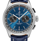 Breitling Premier Stainless Steel 42 MM - Blue Leather Strap - Blue Dial - AB0118A61C1P1