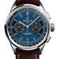 Breitling Premier Stainless Steel 42 MM - Brown Nubuck Strap - Blue Dial - AB0118A61C1X1