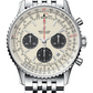 Breitling Navitimer Stainless Steel 43 MM - Stainless Steel Pilot Bracelet - Mercury Silver Dial - AB0121211G1A1