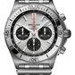 Breitling Chronomat Stainless Steel 42 MM - Stainless Steel Bracelet - Silver Dial - AB0134101G1A1