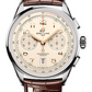 Breitling Premier Stainless Steel 42 MM - Brown Leather Strap - Cream Dial - AB0145211G1P1