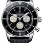 Breitling Superocean Heritage Stainless Steel 44 MM - Black Rubber Strap - Black Dial - AB0162121B1S1