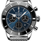 Breitling Superocean Heritage Stainless Steel 44 MM - Stainless Steel  Bracelet - Blackeye Blue Dial - AB0162121C1A1