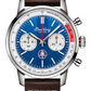 Breitling Top Time Stainless Steel 41 MM - Brown Leather Strap - Blue Dial - AB01763A1C1X1