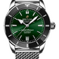 Breitling Superocean Heritage Stainless Steel 42 MM - Stainless Steel Bracelet - Green Dial - AB2010121L1A1