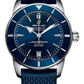 Breitling Superocean Heritage Stainless Steel 42 MM - Blue Rubber Strap - Gun Blue Dial - AB2010161C1S1