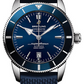 Breitling Superocean Heritage Stainless Steel 46 MM - Blue Rubber Strap - Gun Blue Dial - AB2020161C1S1