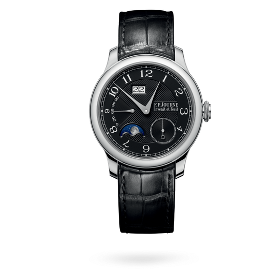 F.P. Journe Automatique Lune Black Label Platinum 40 MM - Black Leather Strap - Black Dial - Automatique Lune Black Label nyc watcher nyc watches