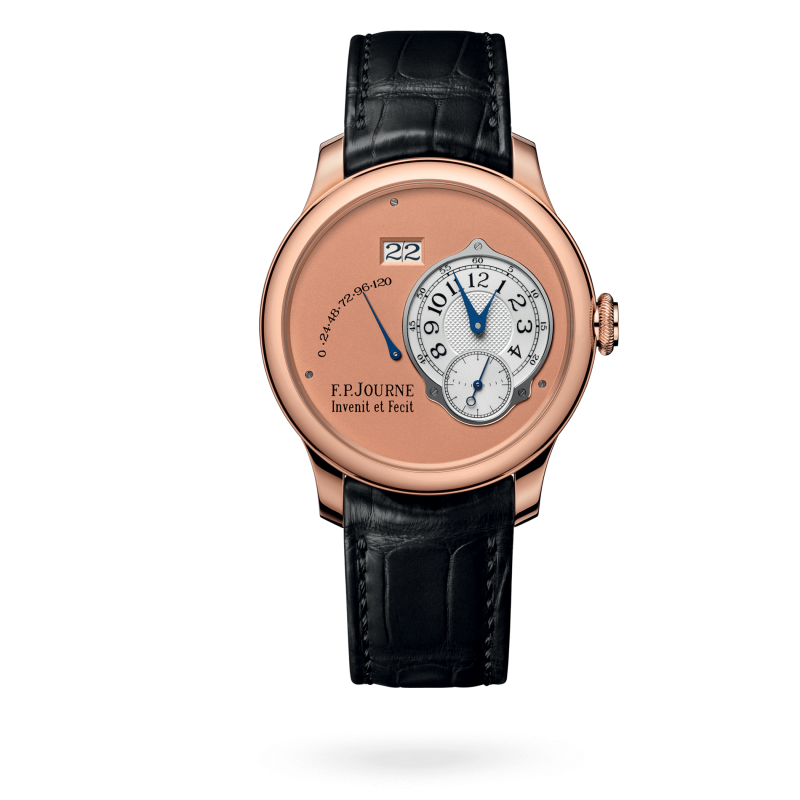 F.P. Journe Classique Automatique Rose Gold 40 MM - Black Leather Strap - Pink Silver Dial - Automatique nyc watcher nyc watches